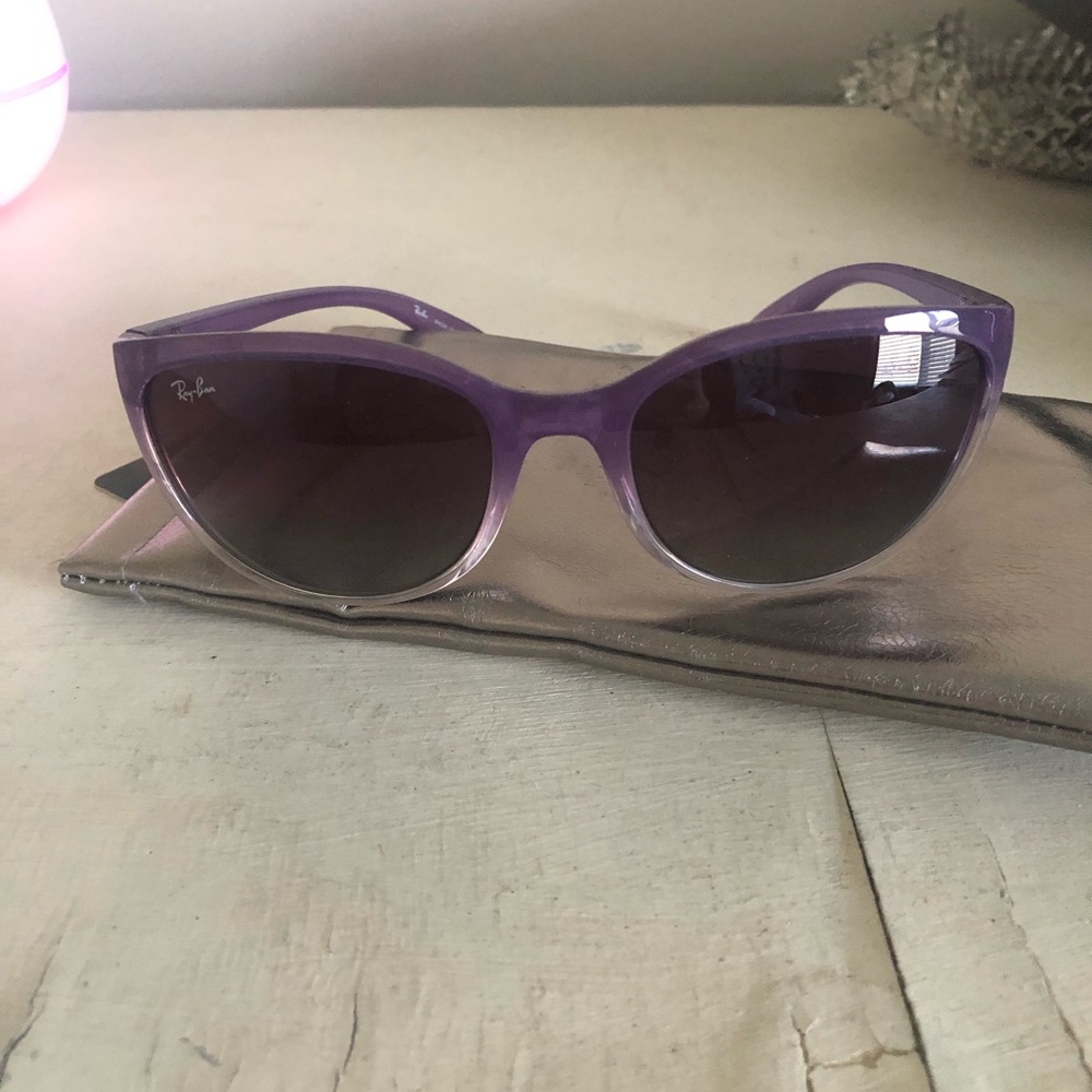 Purple ray ban sunglasses